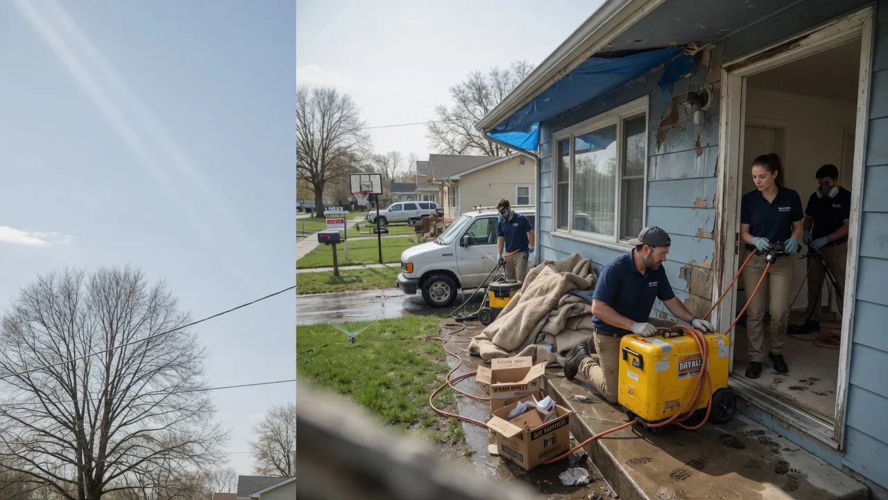Basement Flood Cleanup in Marietta, OH near me
